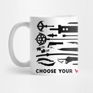 Final Fantasy "Choose Your Weapon" Mug